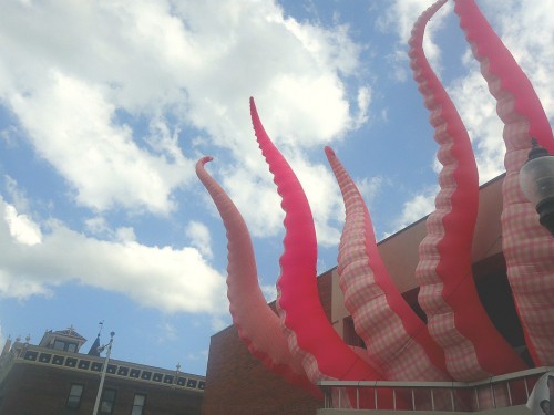 Kraken on Musser Public Library - by Kayla Harris