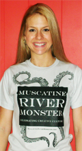 Susanna with her River Monster swag!