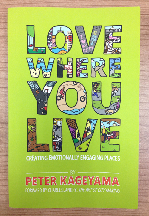 Love Where You Live - Peter Kageyama - Cover - Muscatine River Monster - Andrew K Anderson